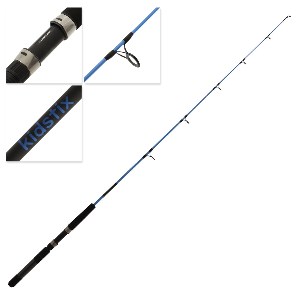 Shimano Kidstix Spinning Rod 5ft 5in 4-6kg 1pc Metallic Blue