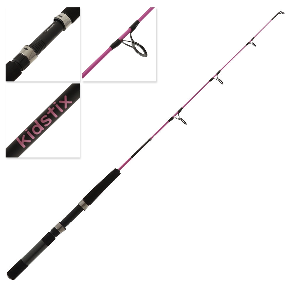 Shimano Kidstix Spinning Rod 3ft 5in 3-5kg 1pc Metallic Pink