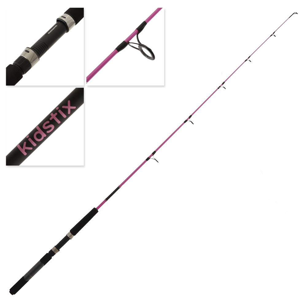 Shimano Kidstix Spinning Rod 5ft 5in 4-6kg 1pc Metallic Pink