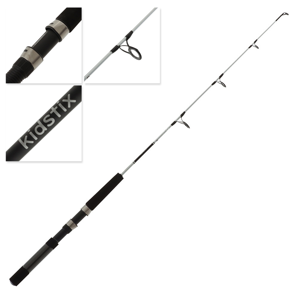 Shimano Kidstix Spinning Rod 3ft 5in 3-5kg 1pc Silver