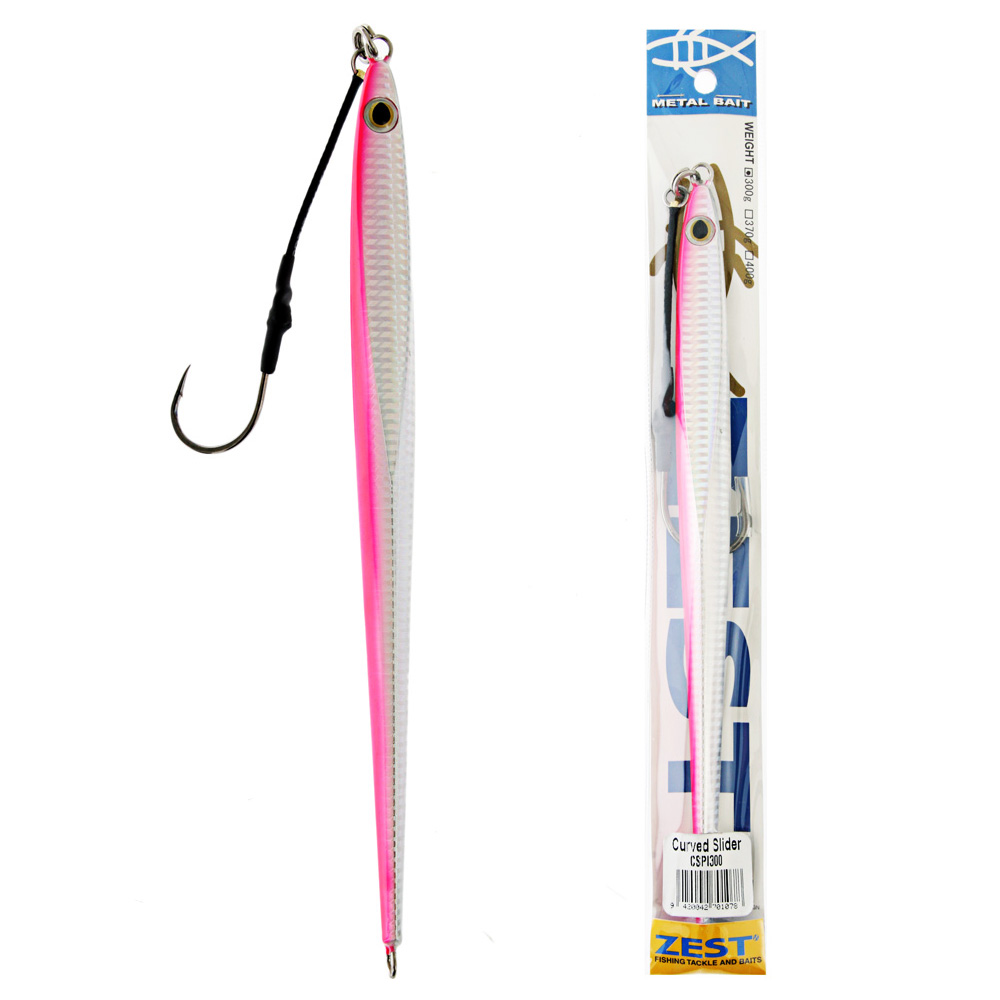 Zest Curved Slider Jig 300g Pink