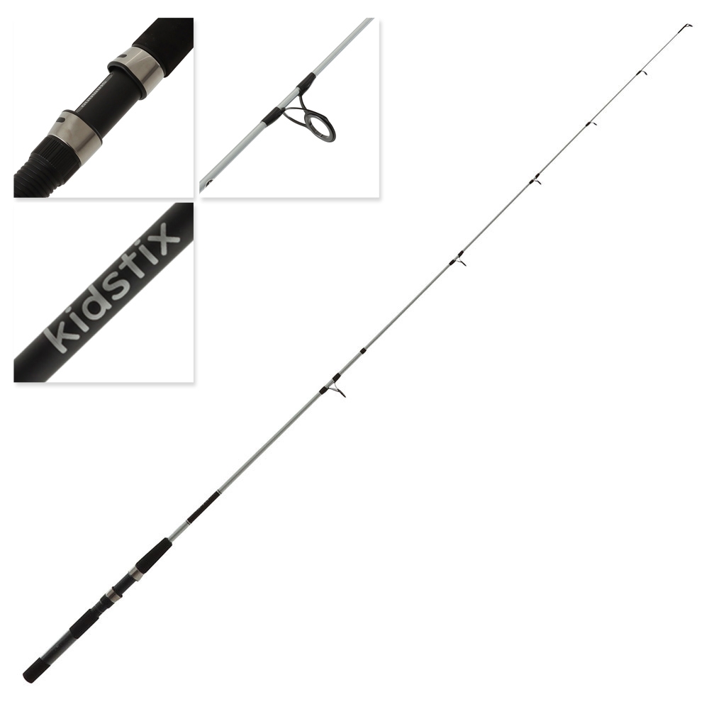 Shimano Kidstix Spinning Rod 6ft 2-5kg 2pc Silver