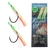 Shimano Performance Flasher Rig Circle Hook 5/0 UV Chart/Orange Qty 2