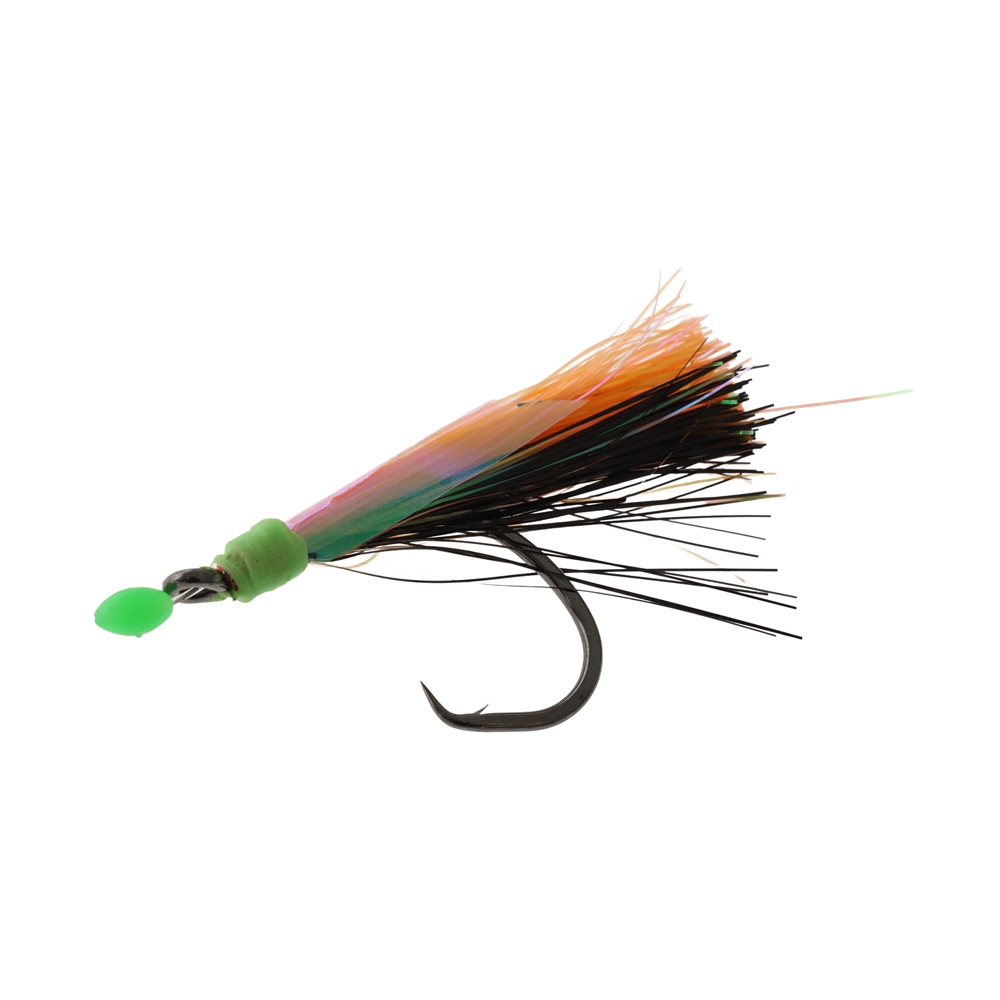 Shimano Performance Flasher Rig Circle Hook 7/0 UV Orange/Black Qty 2