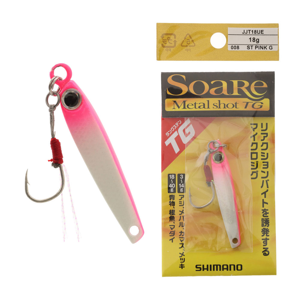 Shimano Soare Metal Shot Tungsten Jig 18g St Pink Glow