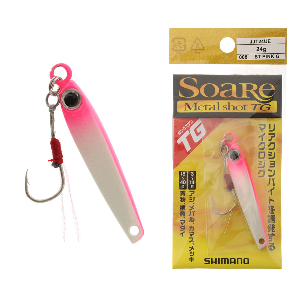 Shimano Soare Metal Shot Tungsten Jig 24g St Pink Glow