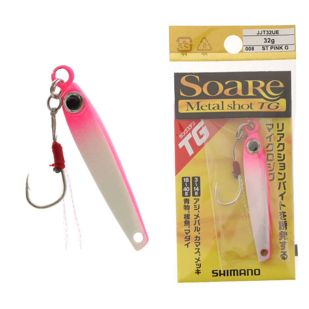 Shimano Soare Metal Shot Tungsten Jig 32g St Pink Glow