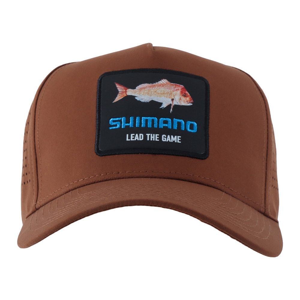 Shimano Lead The Game Summer Trucker Cap Snapper Oak