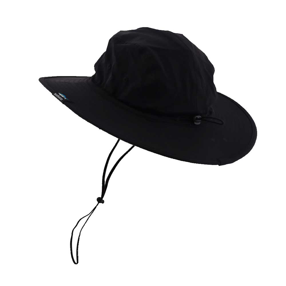 Shimano Performance Wide Brim Hat Black