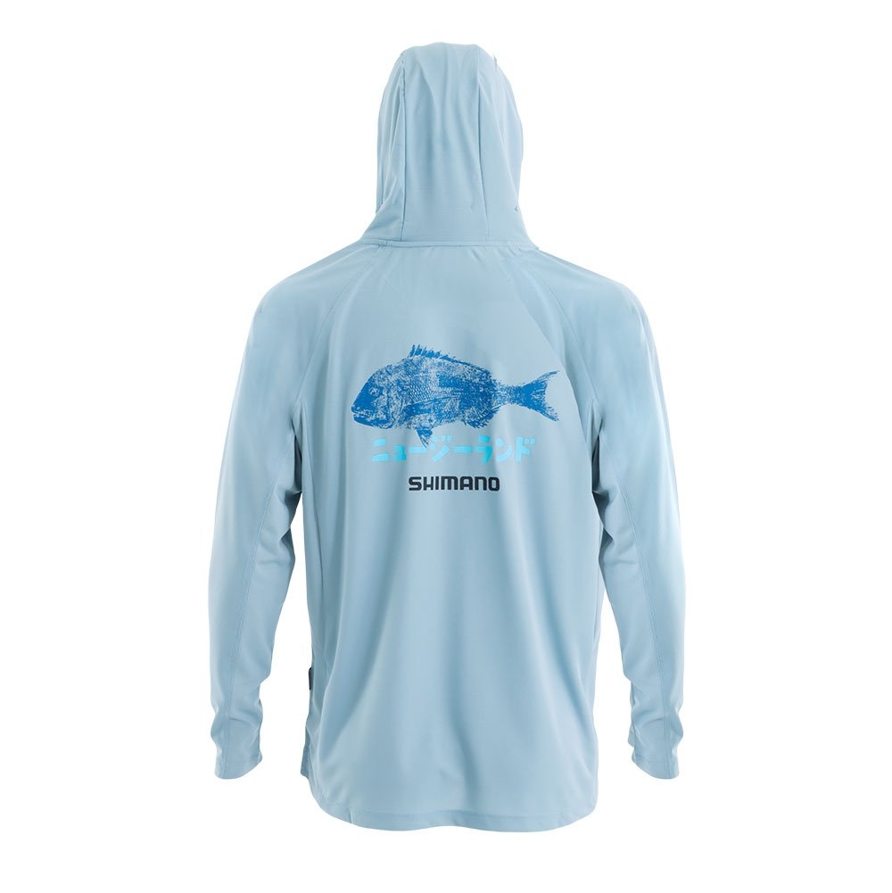 Shimano Gyotaku Hooded Technical Long Sleeve Shirt