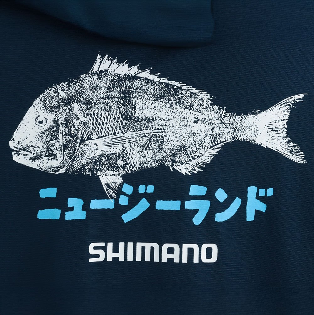 Shimano Gyotaku Hooded Technical Long Sleeve Shirt