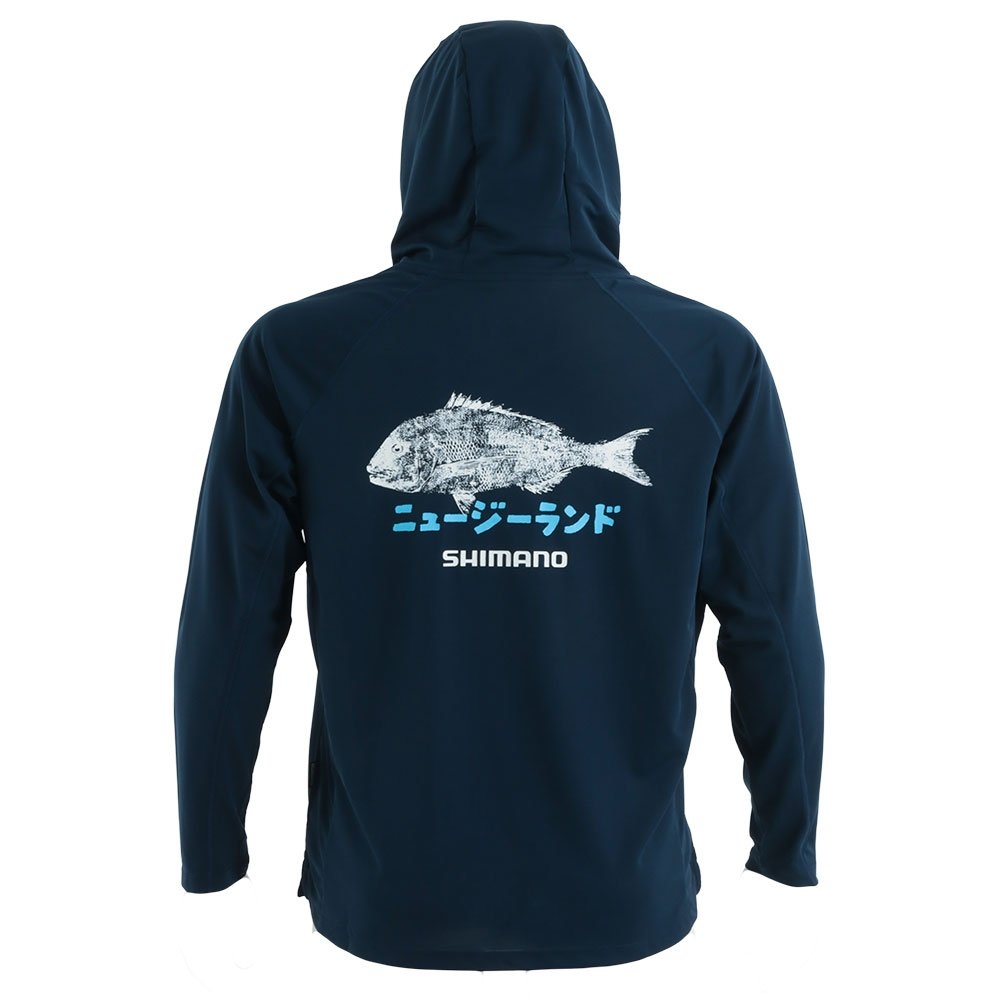Shimano Gyotaku Hooded Technical Long Sleeve Shirt
