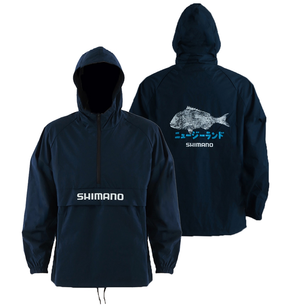 Shimano Gyotaku Mens Packaway Anorak Navy