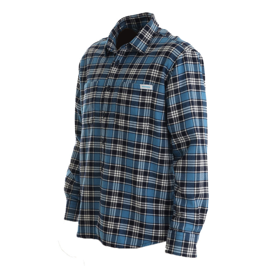 Shimano Mens Long Sleeve Check Shirt