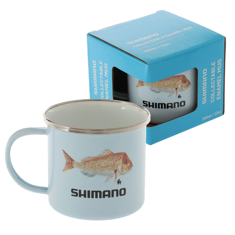 Shimano Enamel Mug 350ml Snapper