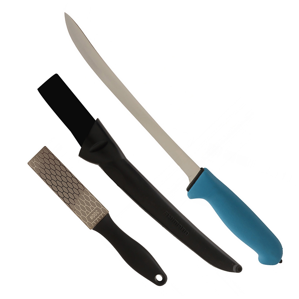 Shimano Performance Bull Nose Blade Fillet Knife Set 210mm