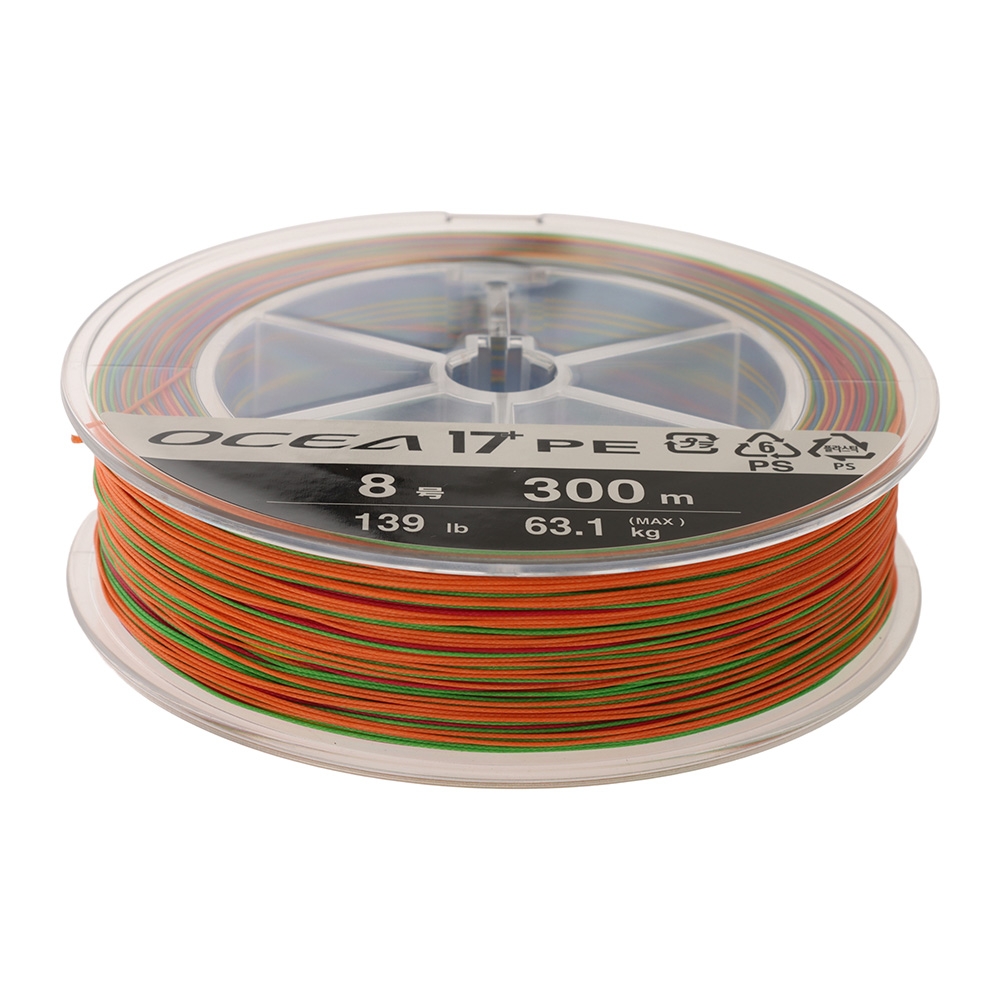 Shimano Ocea 17+ Multicolour Braid 300m PE8 139lb