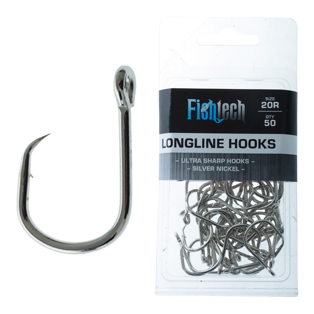 Fishtech Ultra Sharp Longline Hooks Qty 50
