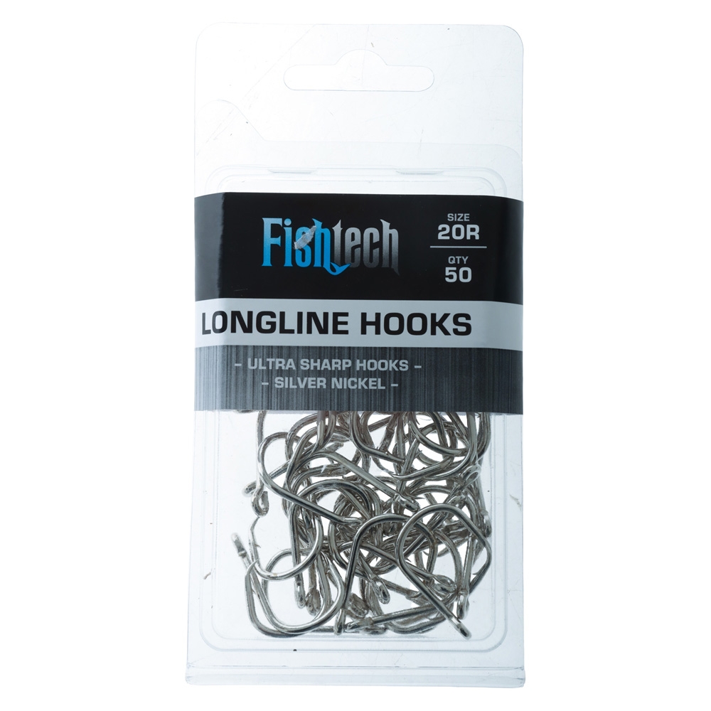 Fishtech Ultra Sharp Longline Hooks Qty 50