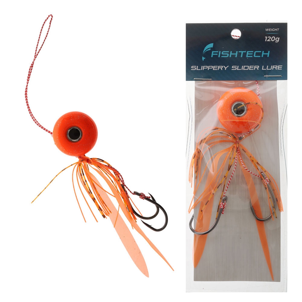 Fishtech Slippery Slider Lure 120g Orange