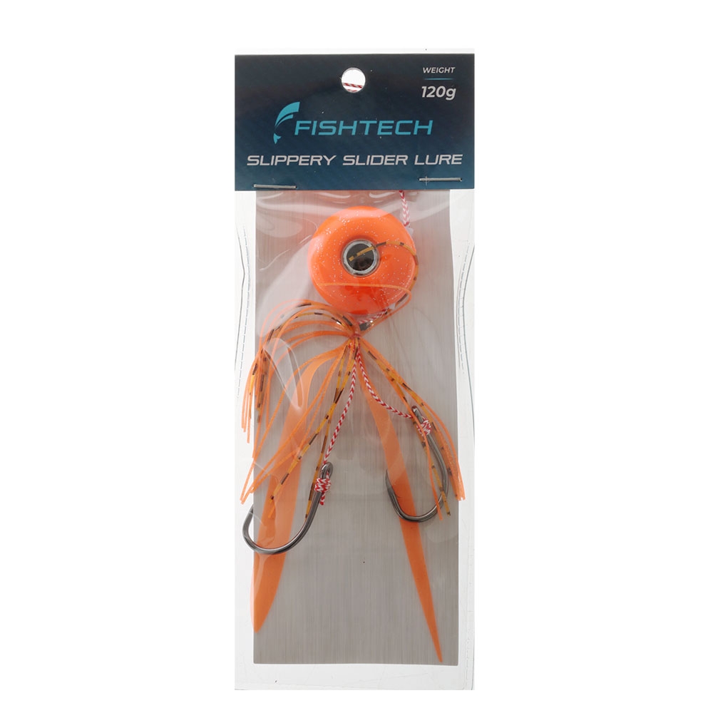 Fishtech Slippery Slider Lure 120g Orange