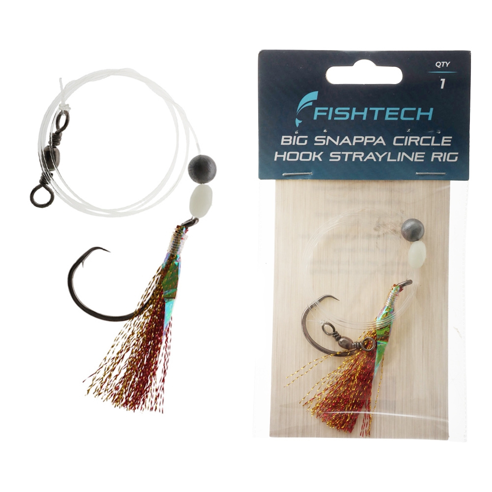 Fishtech Big Snapper Circle Hook Strayline Flasher Rig