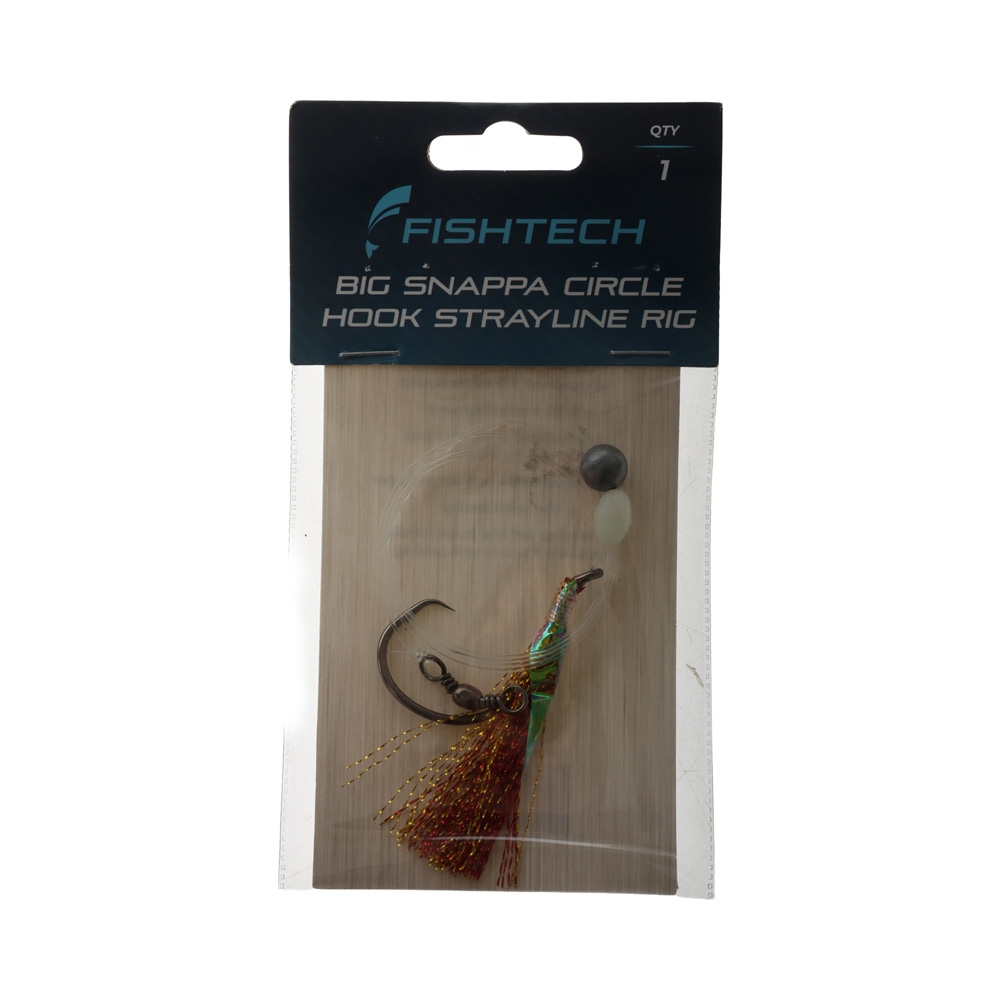 Fishtech Big Snapper Circle Hook Strayline Flasher Rig