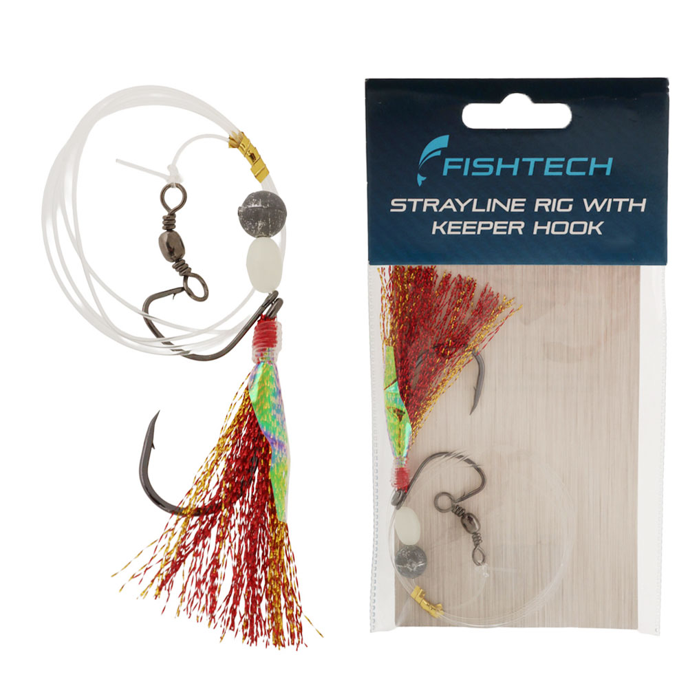 Fishtech Strayline Rig with Keeper Hook 4/0