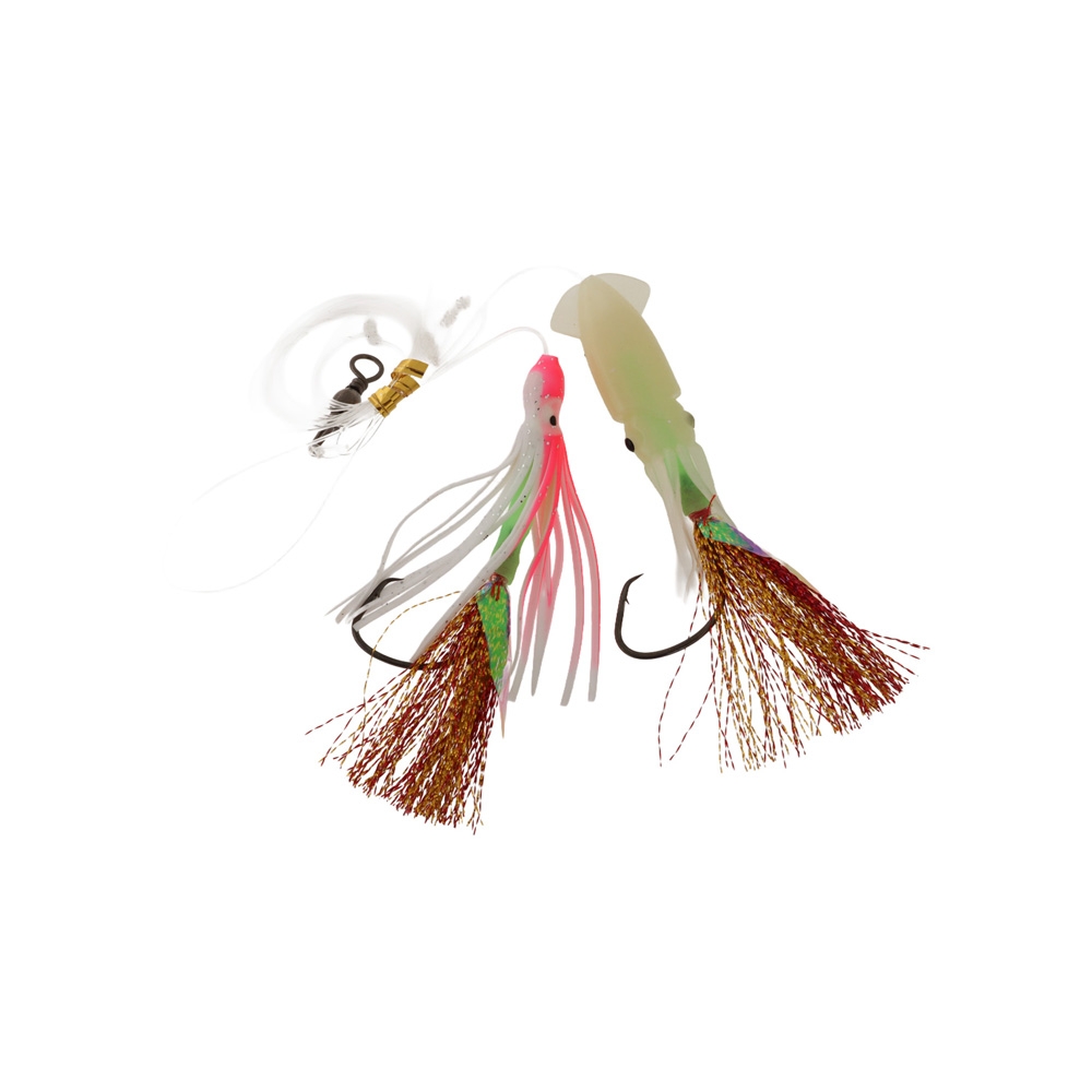 Fishtech Snapper Snatcher Double Squid Dropper Rig 7/0