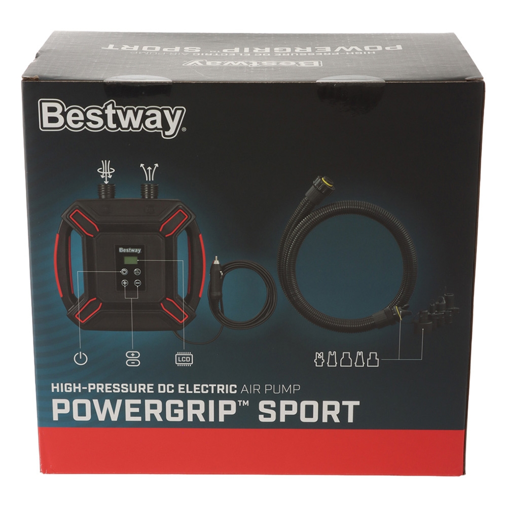 Bestway PowerGrip Sport High-Pressure DC Electric Air Pump 16PSI