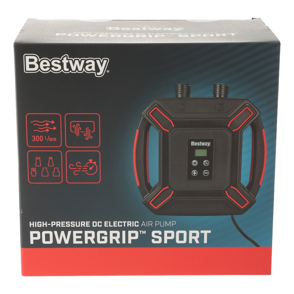 Bestway PowerGrip Sport High-Pressure DC Electric Air Pump 16PSI
