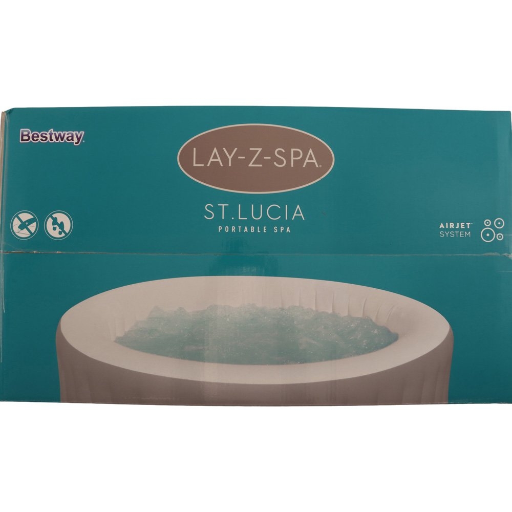 Lay-Z-Spa St. Lucia Airjet 3 Portable Inflatable Spa Pool 1.70m 605L