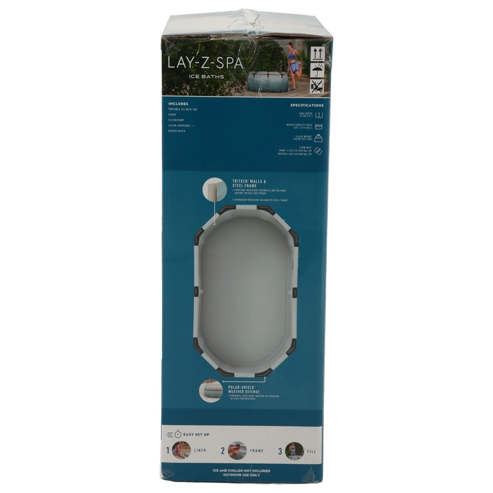 Lay-Z-Spa Glacial Dip 2-Person Ice Bath Tub 431L Lay-Z-Spa Glacial Dip 2-Person Ice Bath Tub 431L