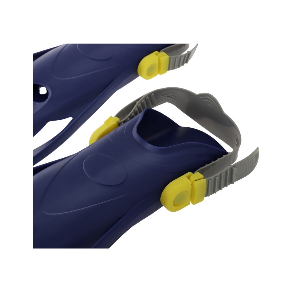 Bestway Crusader Youth Mask and Snorkel Set with Fins Blue/Yellow