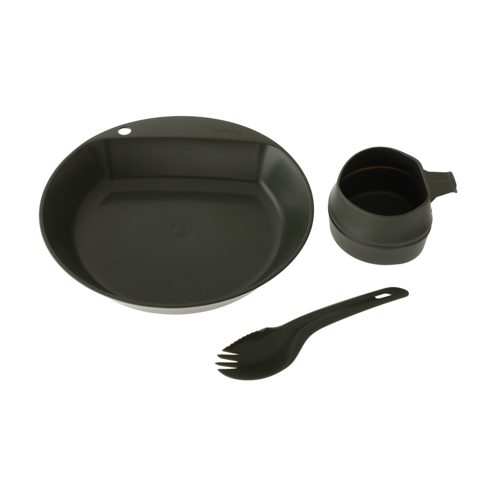 Wildo Pathfinder Kit Dinnerware Set Olive