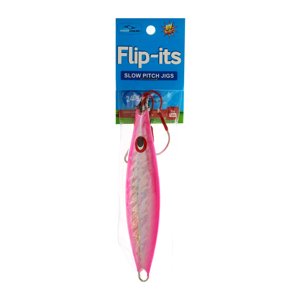 Ocean Angler Flip-it Slow Pitch Jig 240g Pink