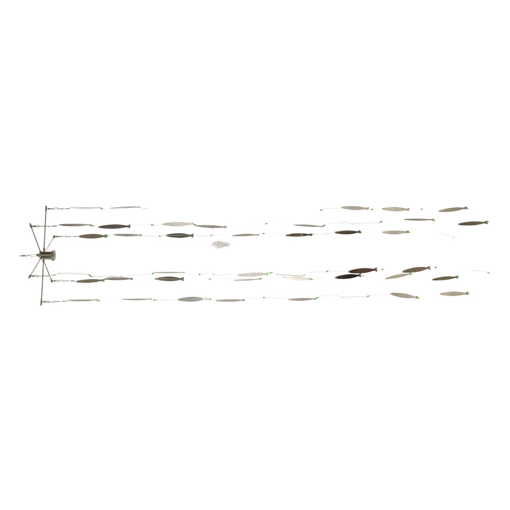 BlueWing Bulletproof Dredge Teaser with Stainless Steel Fish 20in