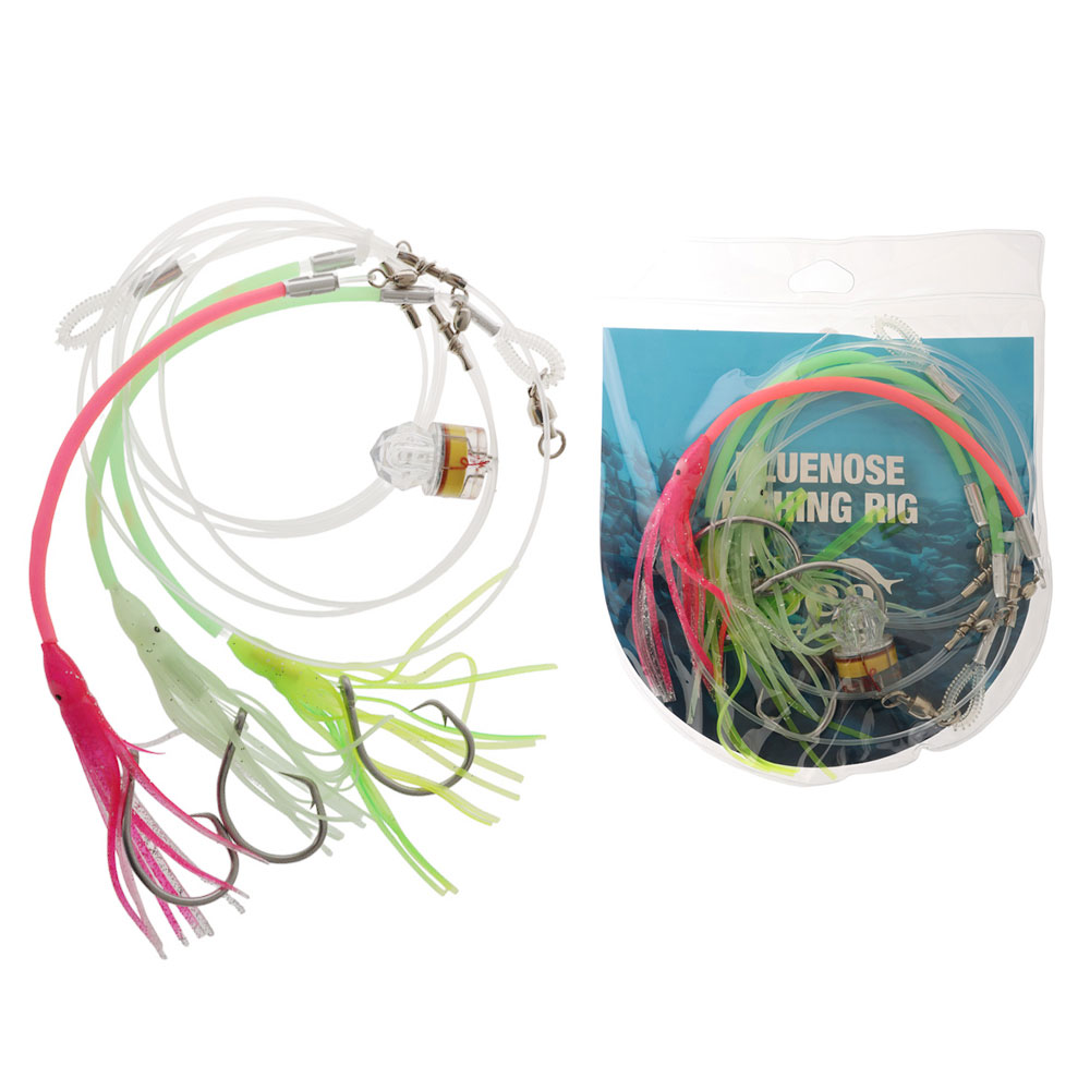 Sea Harvester Bluenose Triple Hook Rig with Diamond Light