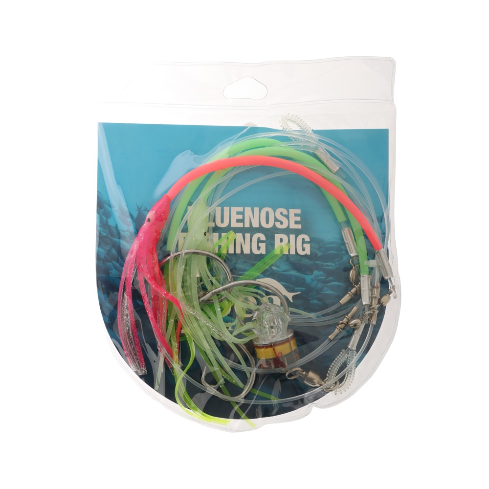 Sea Harvester Bluenose Triple Hook Rig with Diamond Light