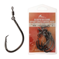 BlueWing Bluefin Big Game Offset Circle Swivel Hook 10/0 Qty 5 Thumbnail BlueWing Bluefin Big Game Offset Circle Swivel Hook 10/0 Qty 5
