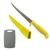 Sea Harvester Cutting Board and Knife Set Yellow