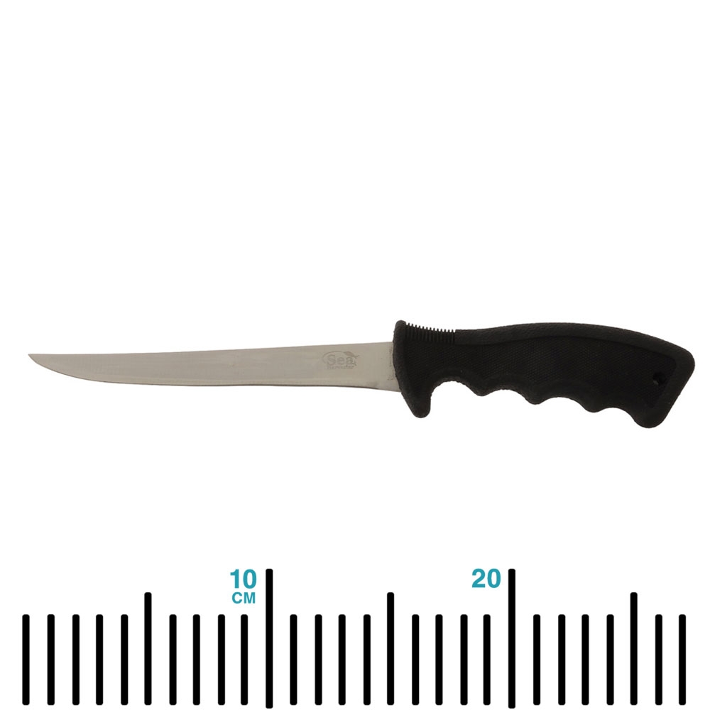 Sea Harvester Cutting Board and Knife Set TPR Handle Black