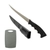 Sea Harvester Cutting Board and Knife Set Black