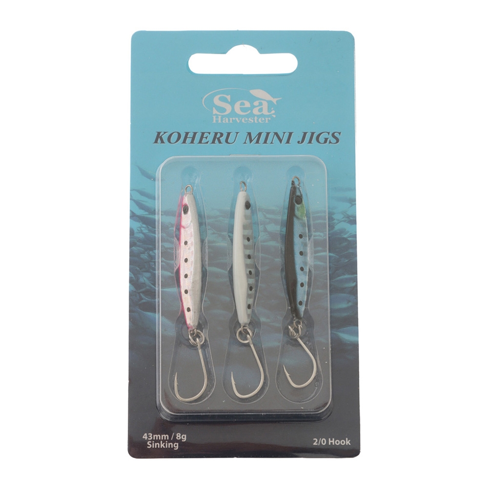 Sea Harvester Koheru Mini Casting Jig 8g 3-Pack