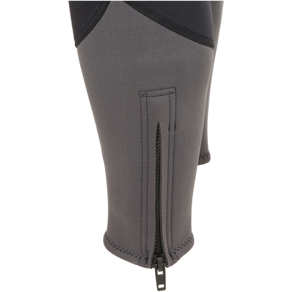 Aropec Front-Zip Neoprene Mens Full Wetsuit 3mm Black/Grey