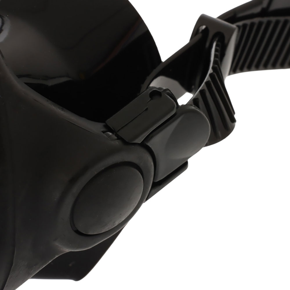 Aropec Twin Lens Frameless Adult Dive Mask Black