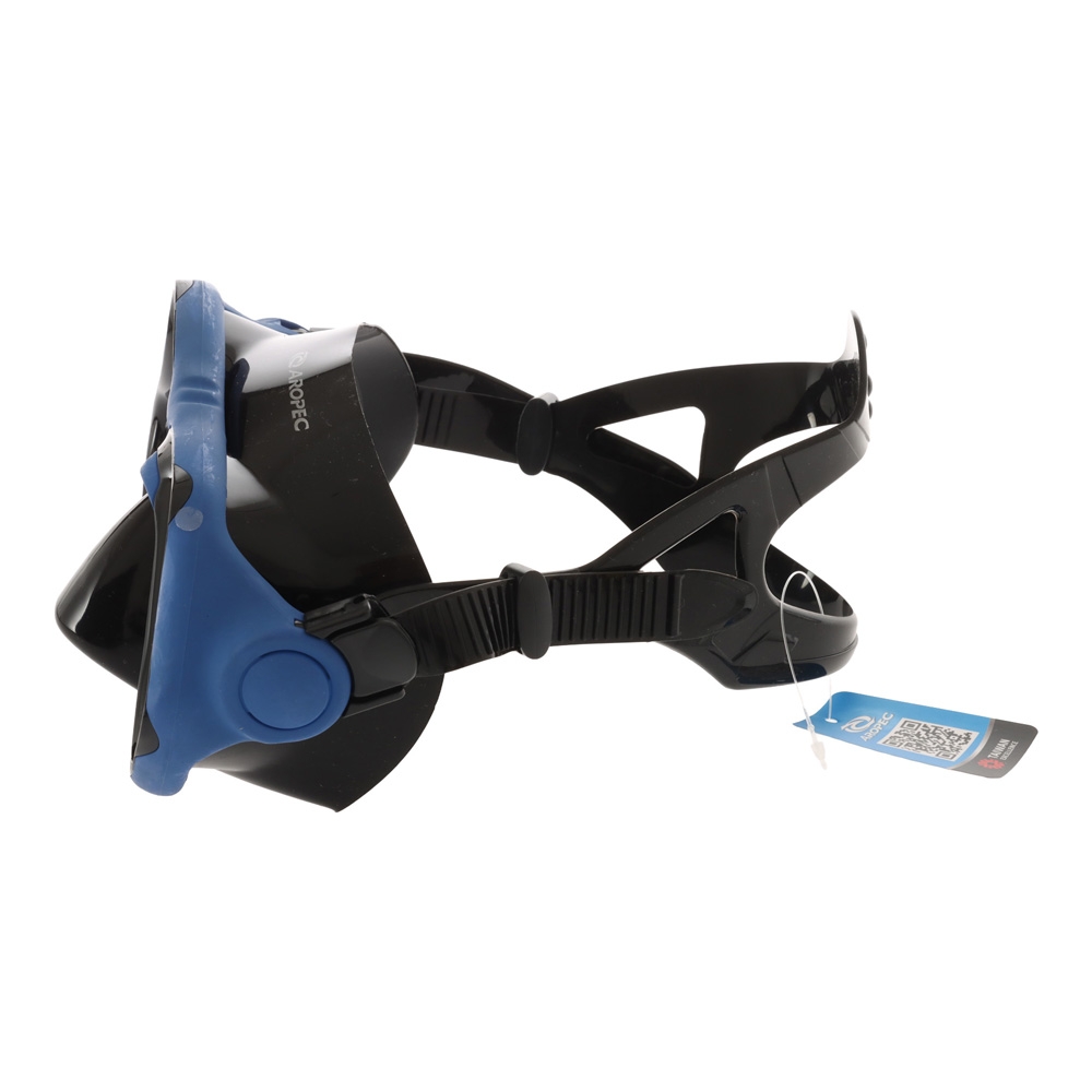 Aropec Twin Lens Frameless Adult Dive Mask Black/Blue