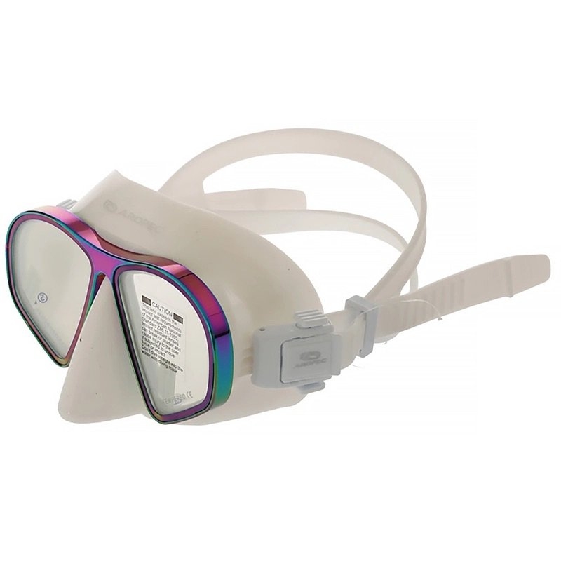 Aropec Twin Lens Alloy Frame Adult Dive Mask