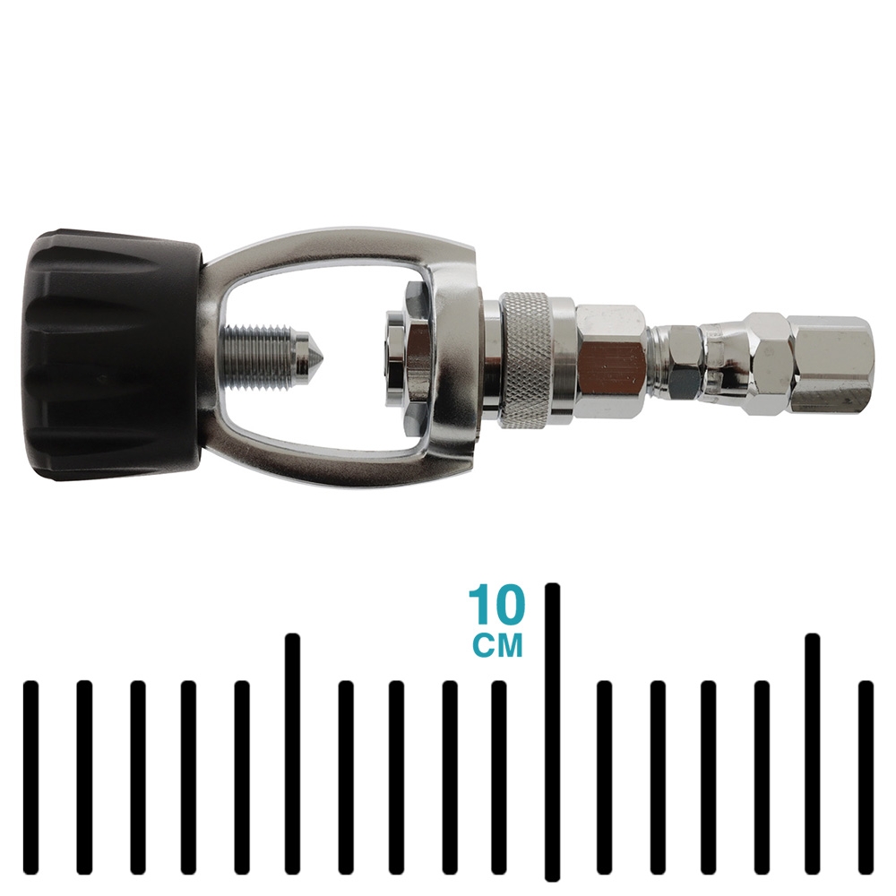 Aropec Scuba Tank Filler Twist-Release Yoke Connection