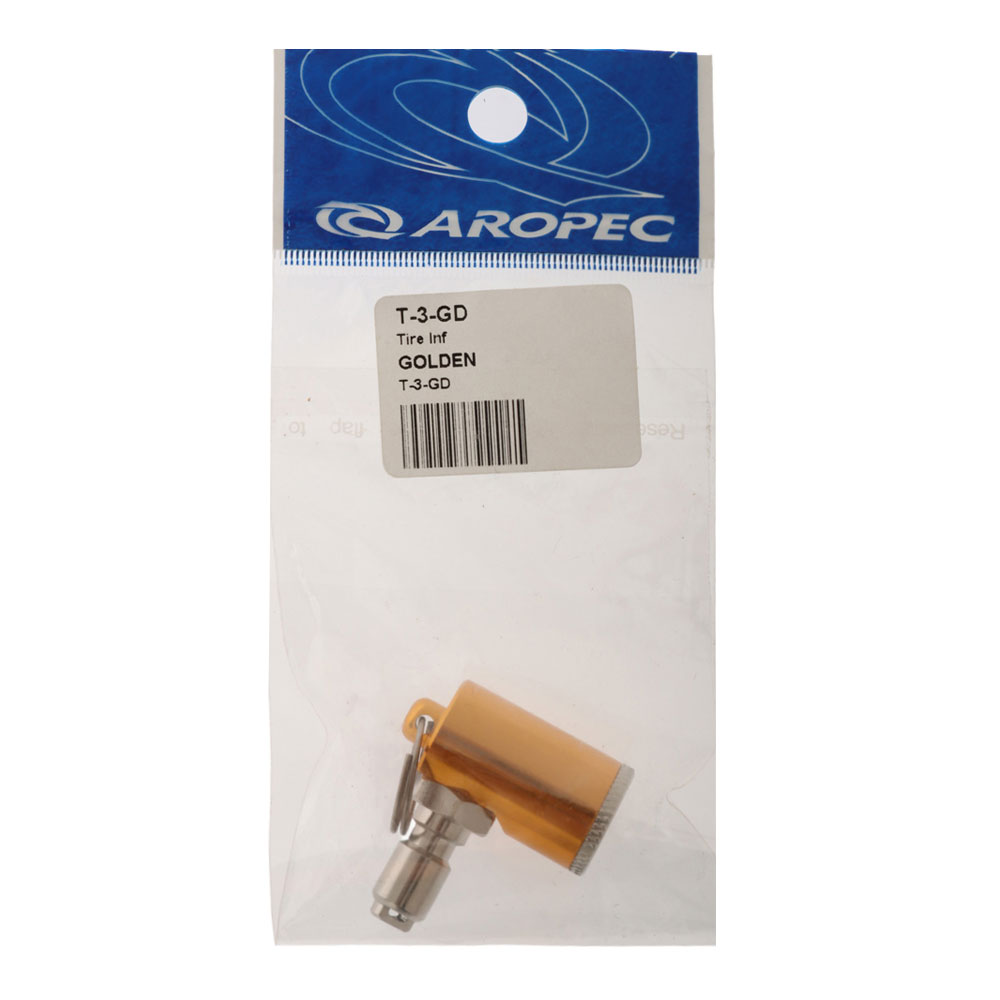 Aropec Tyre Inflator Keychain Gold